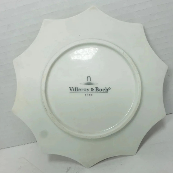 Villeroy and  Boch Ginger Fancy Canape Plate. - Picture 3 of 4